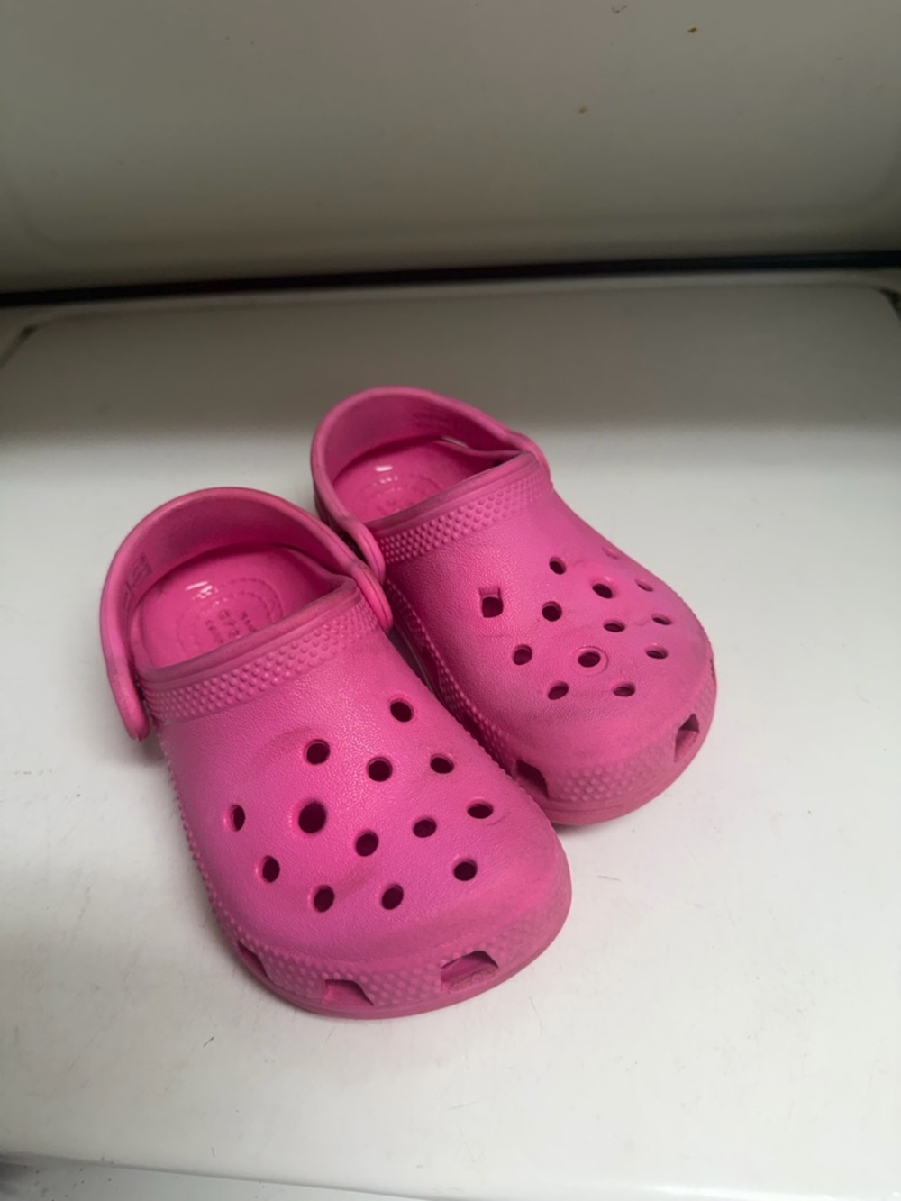 CROCS Kids Pink Slip-On Clogs